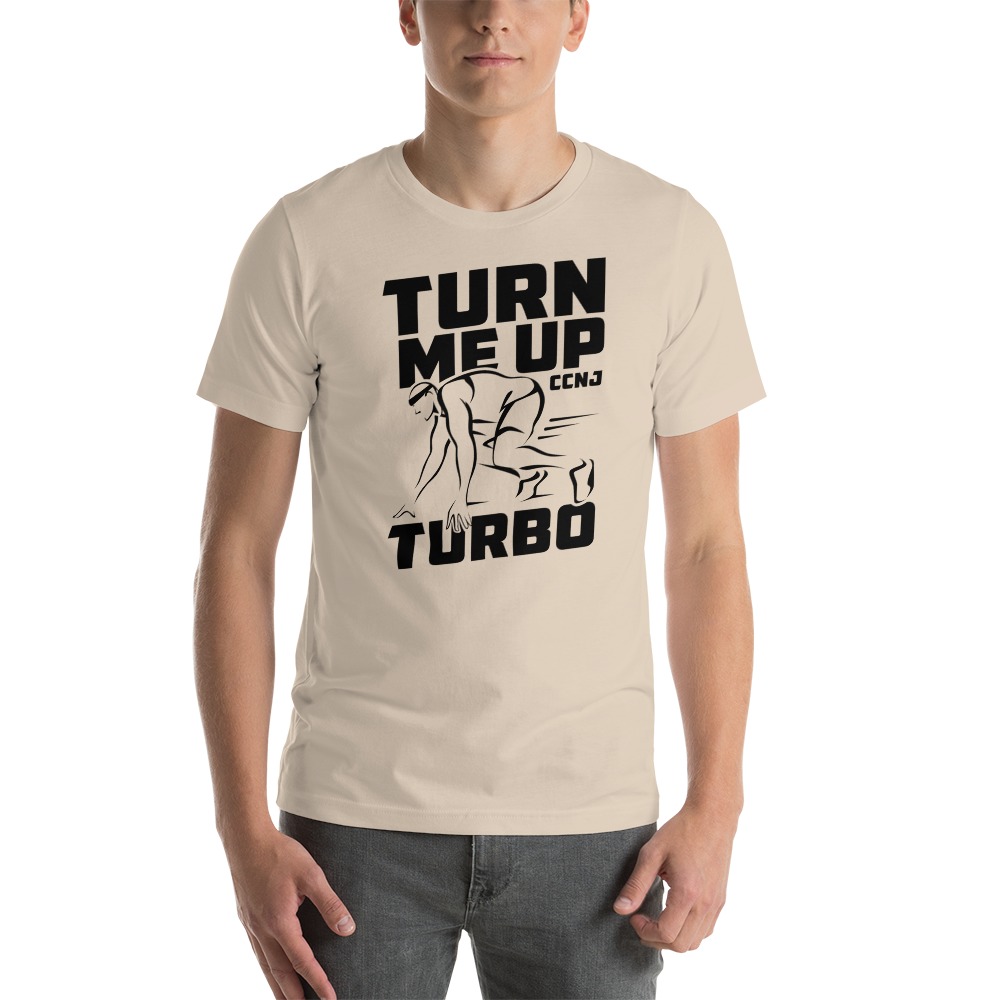 "Turn Me up Turbo" by Charles Nnantah Jr T-Shirt, Black Logo