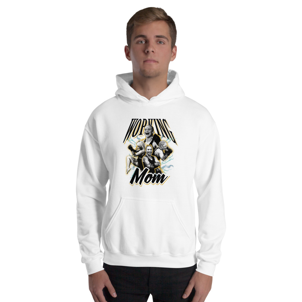 Working Mom by Chelsea Conner Men's Hoodie , Dark Logo