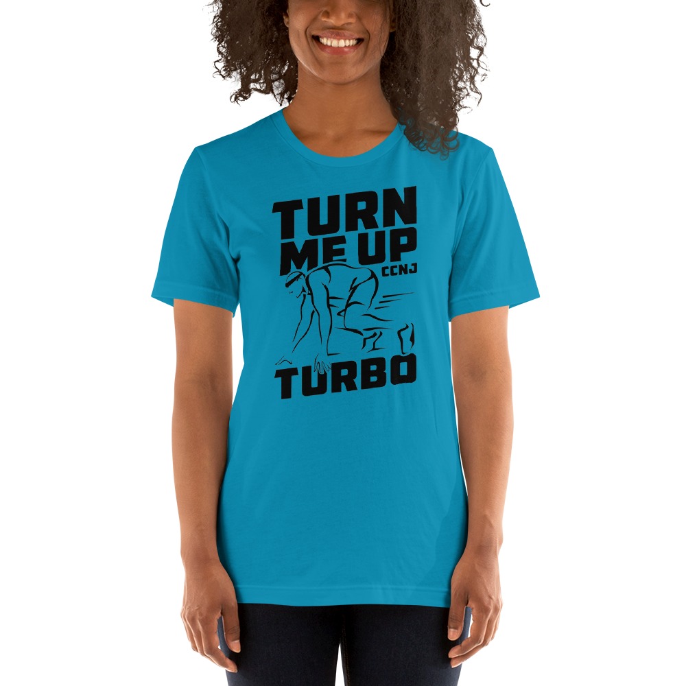"Turn Me up Turbo" by Charles Nnantah Jr T-Shirt, Black Logo