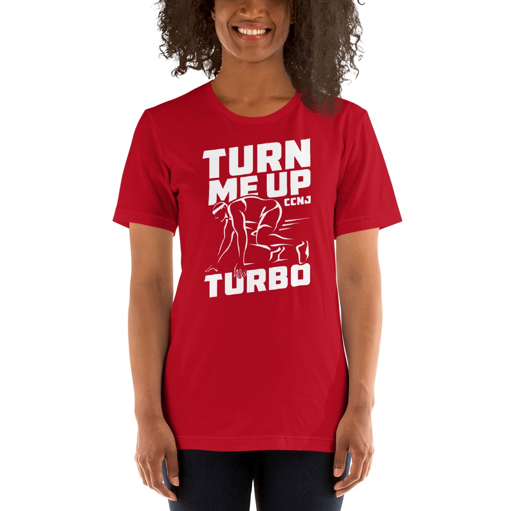 "Turn Me up Turbo" by Charles Nnantah Jr T-Shirt, WhiteLogo