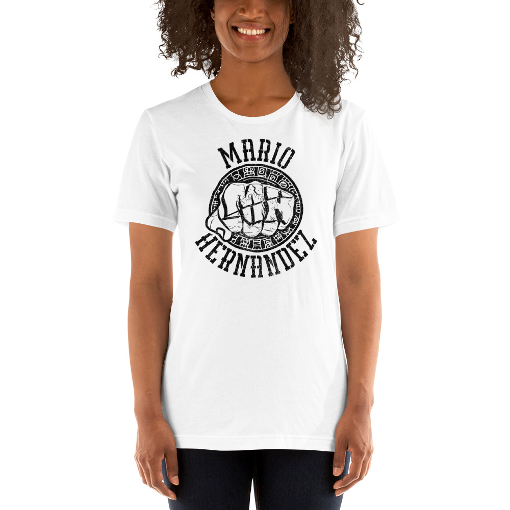 Mighty Mario Hernandez T-Shirt, Black Logo