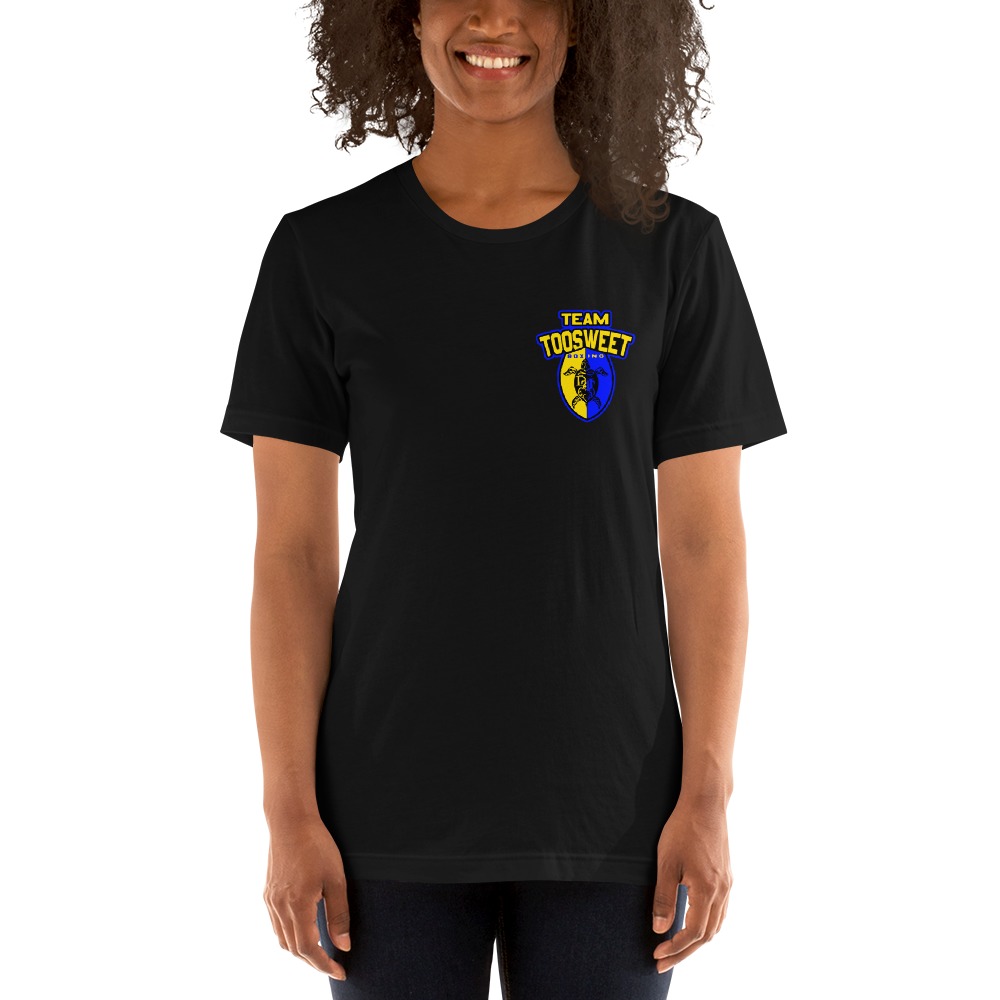 Dashaun "TooSweet" Johns, Women's T-Shirt, Mini Logo on MILLIONS Dashaun "TooSweet" Johns, Women's T-Shirt, Mini Logo