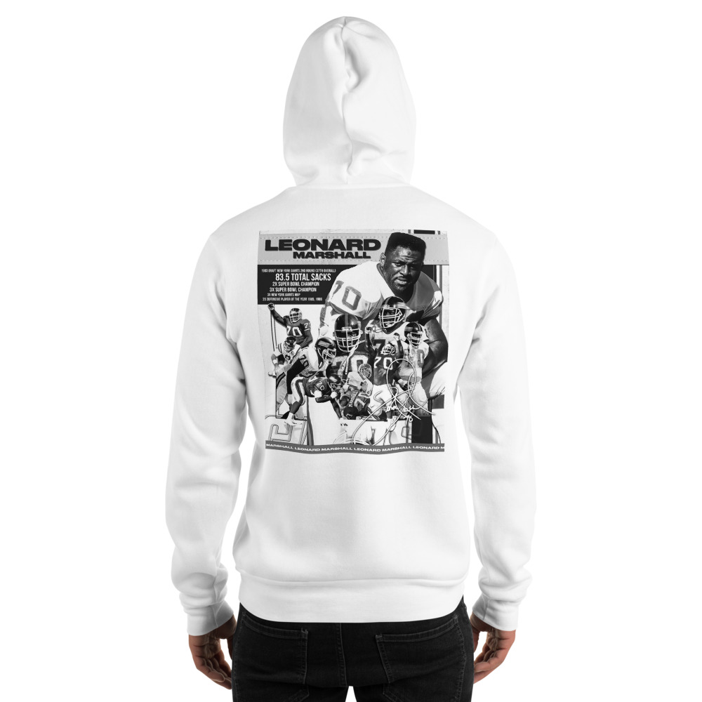 Leonard A. Marshall Men's Hoodie on MILLIONS Leonard A. Marshall Men's Hoodie