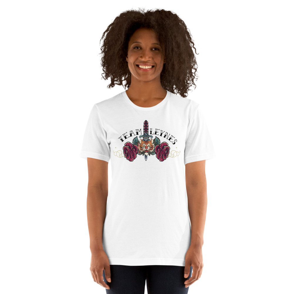 Team Leynes by Veronica Leynes T-Shirt, Black Logo