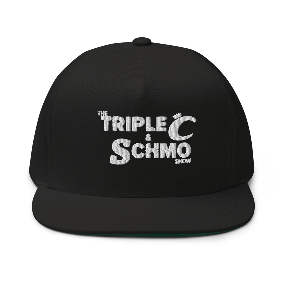 Triple C & Schmo Show Hat, White Logo on MILLIONS Triple C & Schmo Show Hat, White Logo