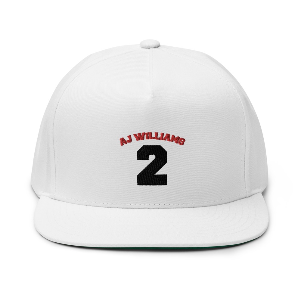  AJ Williams Hat , Red and Black Logo