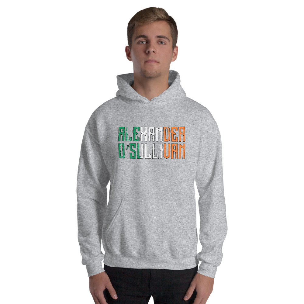 Alexander O'Sullivan Men's Hoodie, Light Logo