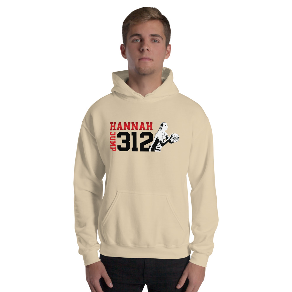 312 Hannah Jump Unisex Hoodie, Dark Logo on MILLIONS 312 Hannah Jump Unisex Hoodie, Dark Logo