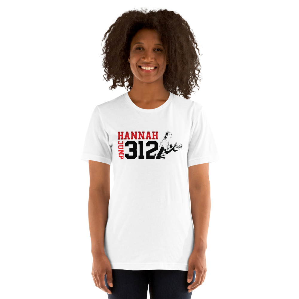 312 Hannah Jump T-Shirt, Dark Logo on MILLIONS 312 Hannah Jump T-Shirt, Dark Logo
