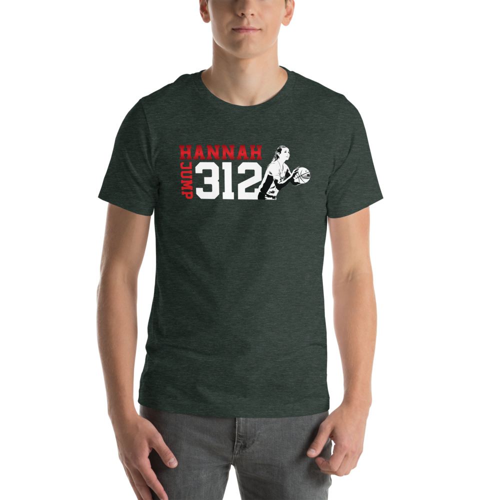312 Hannah Jump T-Shirt, Light Logo on MILLIONS 312 Hannah Jump T-Shirt, Light Logo