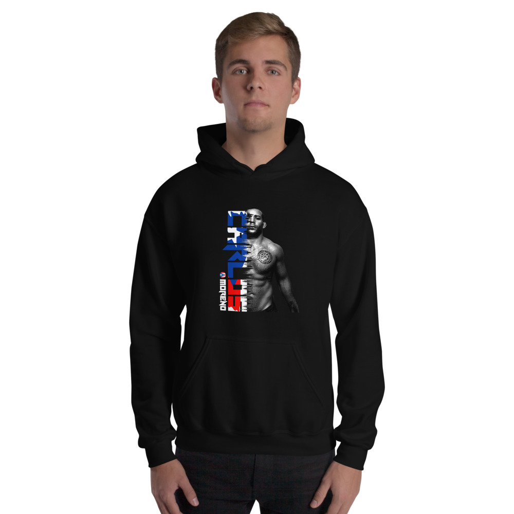 Carlos Moreno Men's Hoodie, Light Logo