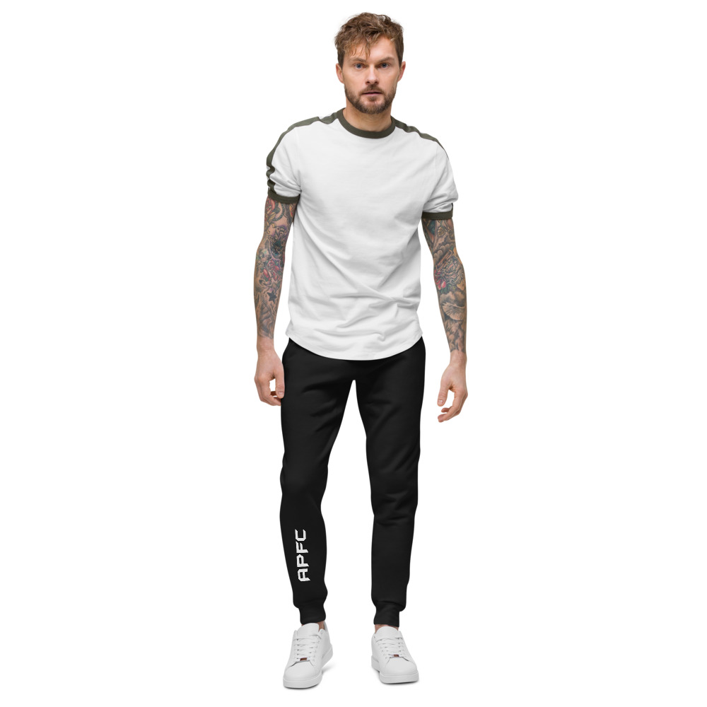 Anthony Pettis APFC T-Shirt Jogger, White Logo