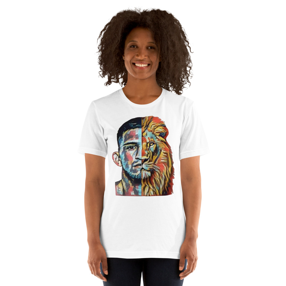 LionFace Fusion Sergio Pettis Unisex T-Shirt on MILLIONS LionFace Fusion Sergio Pettis Unisex T-Shirt