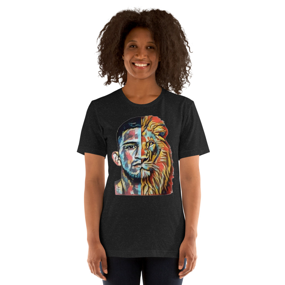 LionFace Fusion Sergio Pettis Unisex T-Shirt on MILLIONS LionFace Fusion Sergio Pettis Unisex T-Shirt