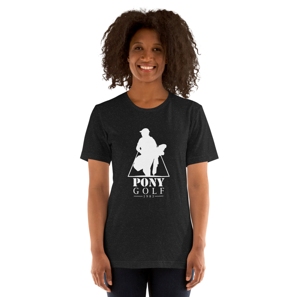 Scott Poniewaz  Unisex T-Shirt, White Logo