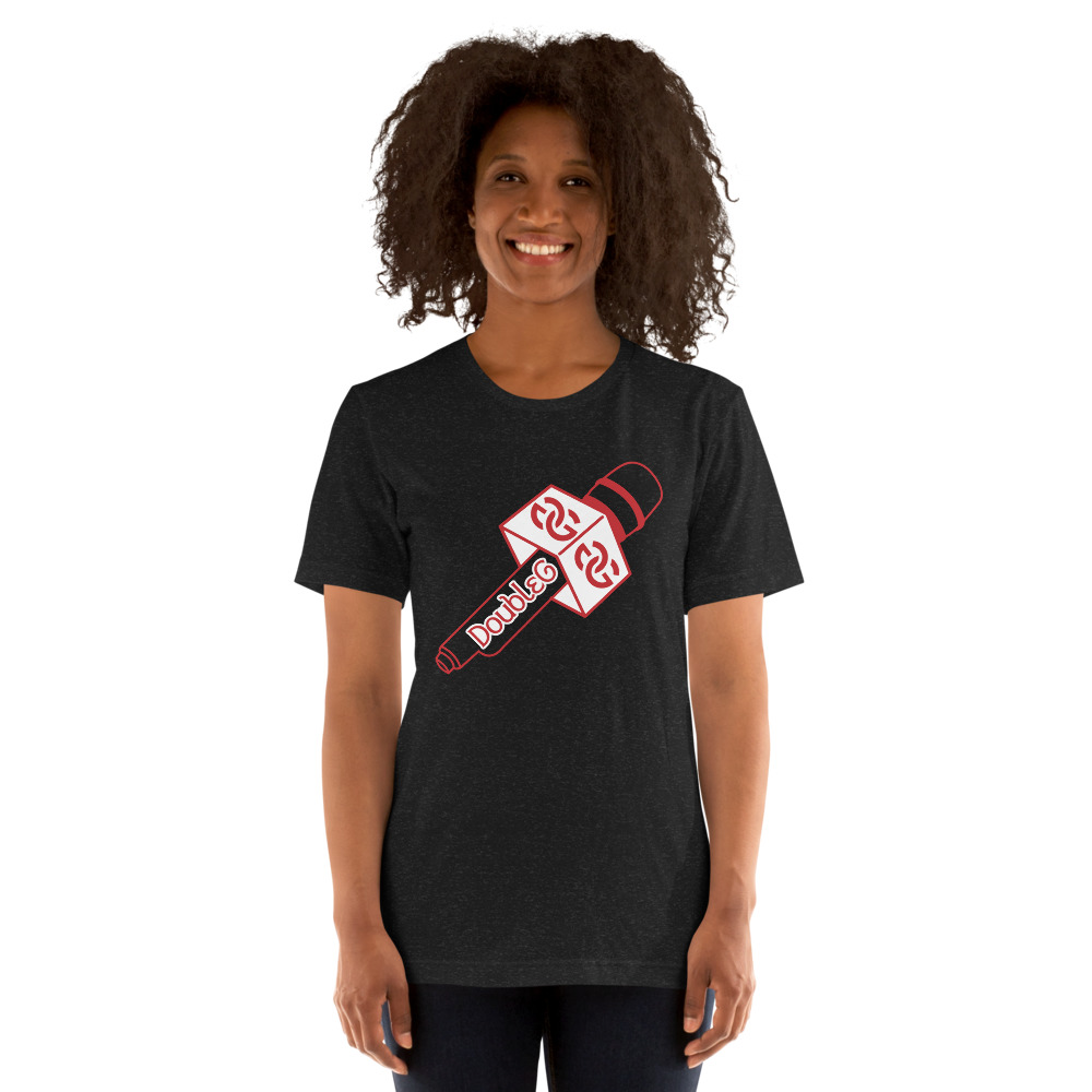 Gabriel Gonzalez Unisex T-Shirt, Red Logo on MILLIONS Gabriel Gonzalez Unisex T-Shirt, Red Logo