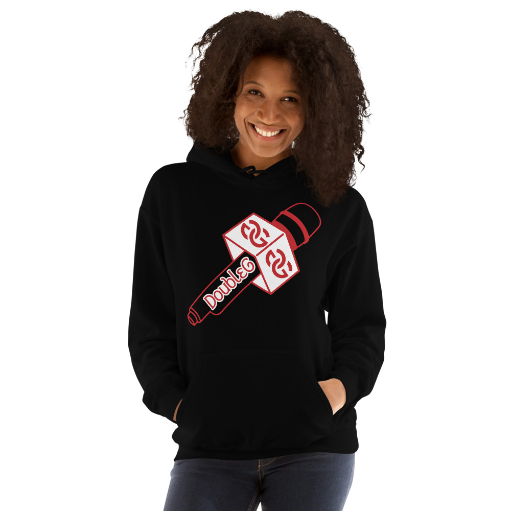 Gabriel Gonzalez Unisex Hoodie, Red Logo