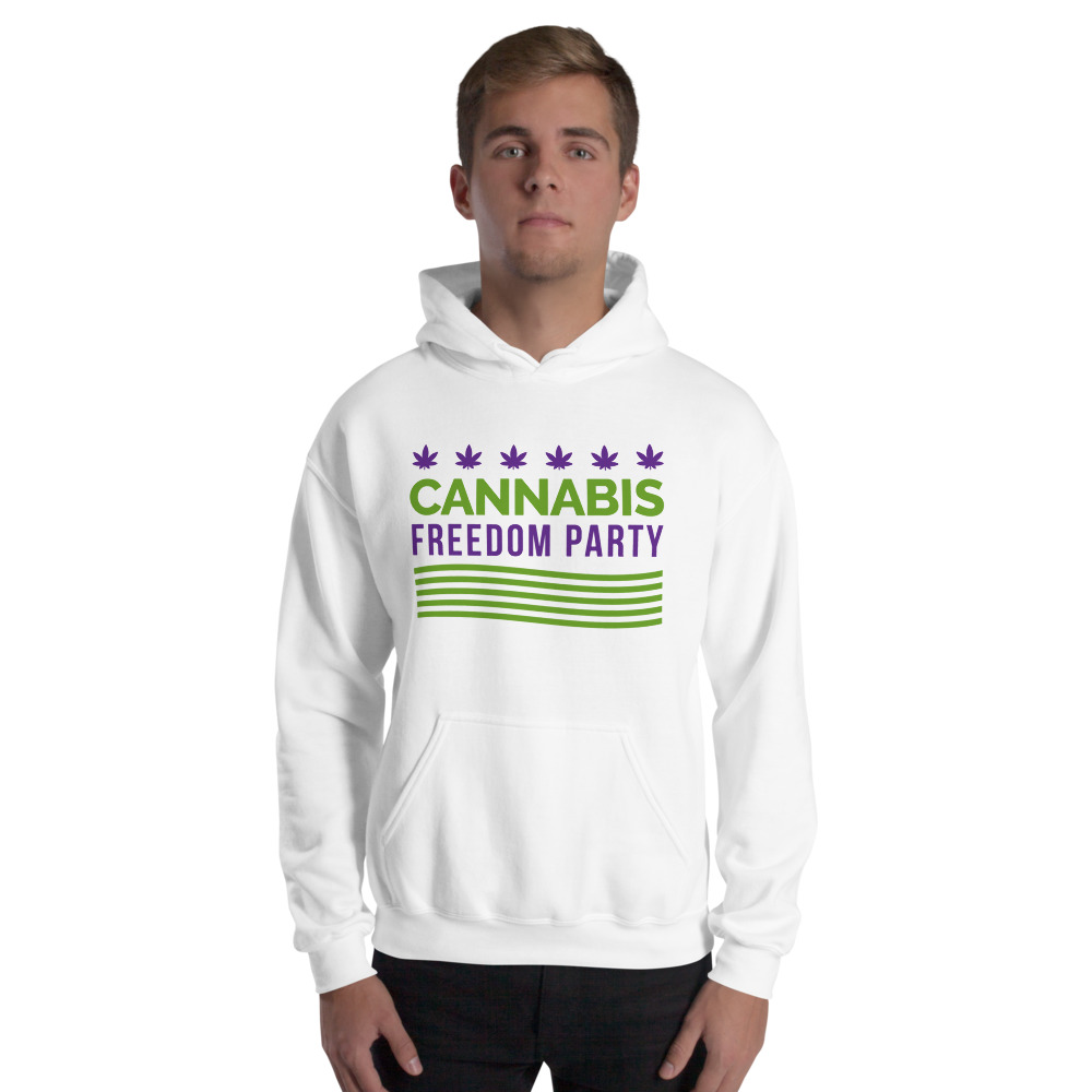 Cannabis Freedom Party Lockhart Entertainment Network Unisex Hoodie