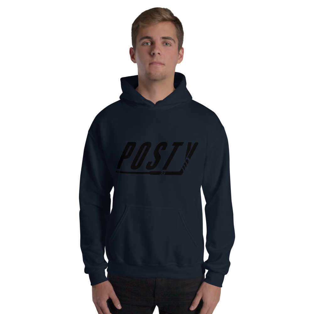 "Classic Posty" Unisex Hoodie, Black Logo