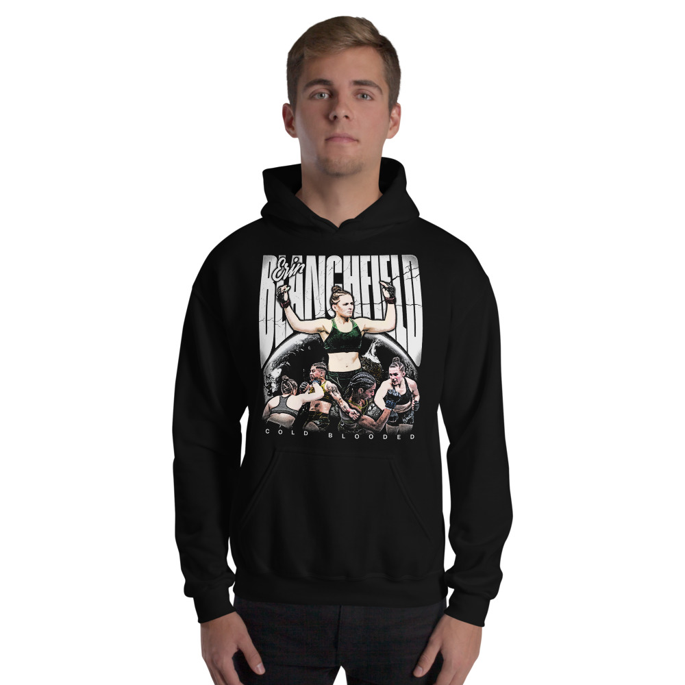 Cold Blooded Erin Blanchfield Collage Hoodie on MILLIONS Cold Blooded Erin Blanchfield Collage Hoodie