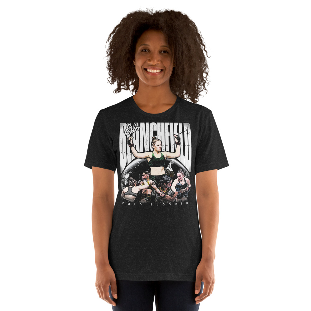 Cold Blooded Erin Blanchfield Collage T-Shirt on MILLIONS Cold Blooded Erin Blanchfield Collage T-Shirt