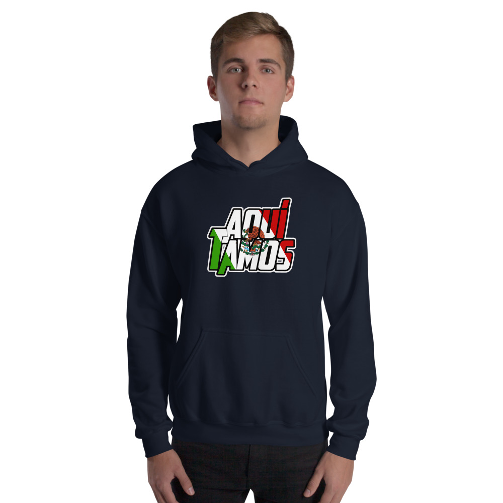 Johnny Muñoz Aquí Tamos Hoodie on MILLIONS Johnny Muñoz Aquí Tamos Hoodie