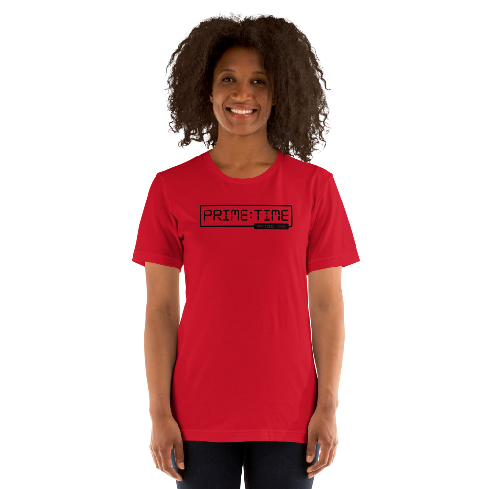 Limited Edition PrimeTime by Chris Colbert, Women's T-Shirt, Black Logo