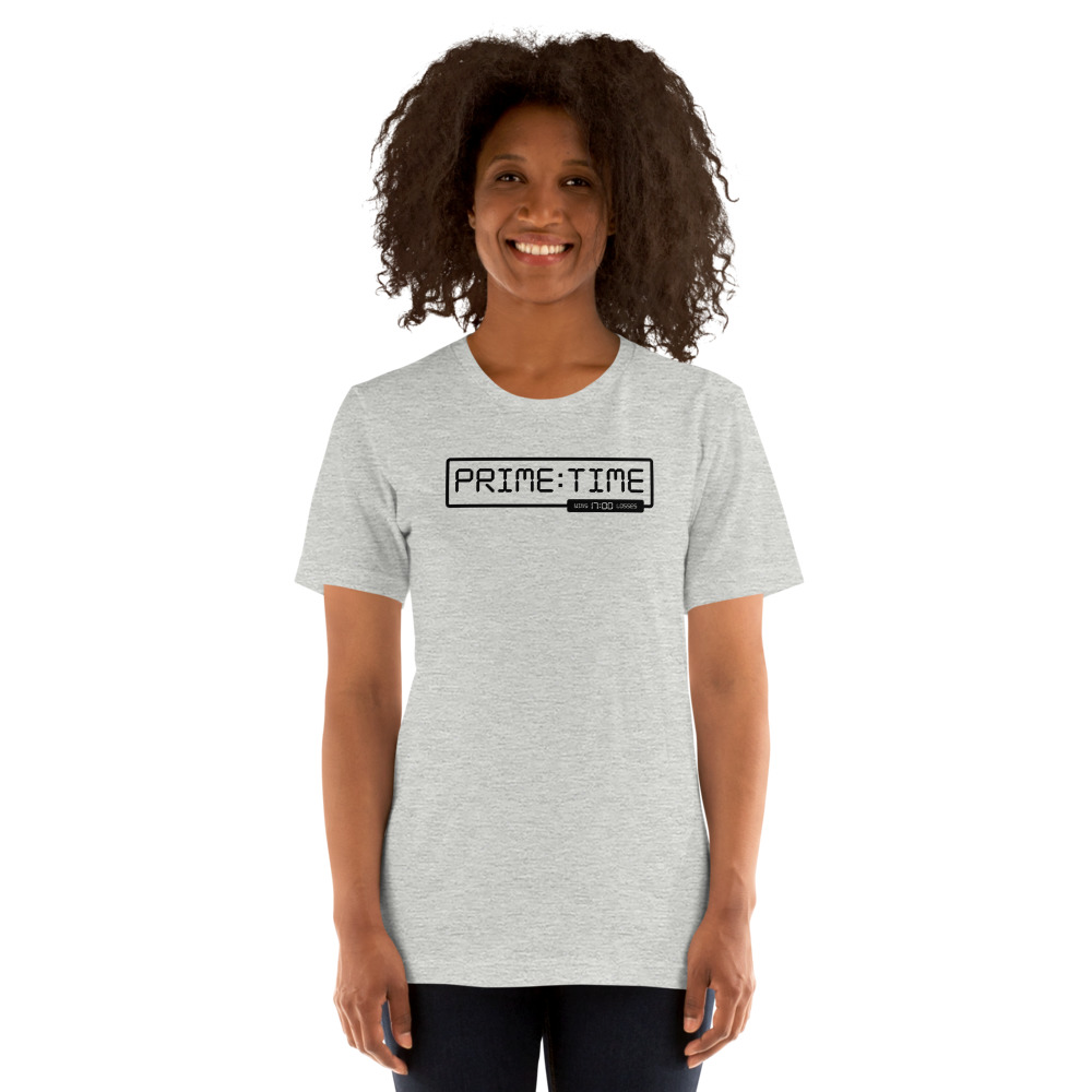Limited Edition PrimeTime by Chris Colbert, Women's T-Shirt, Black Logo