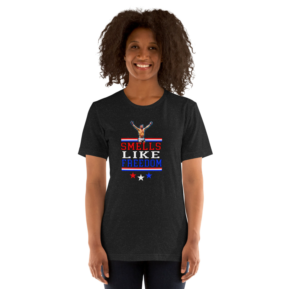 Johnny Muñoz's Freedom T-Shirt on MILLIONS Johnny Muñoz's Freedom T-Shirt