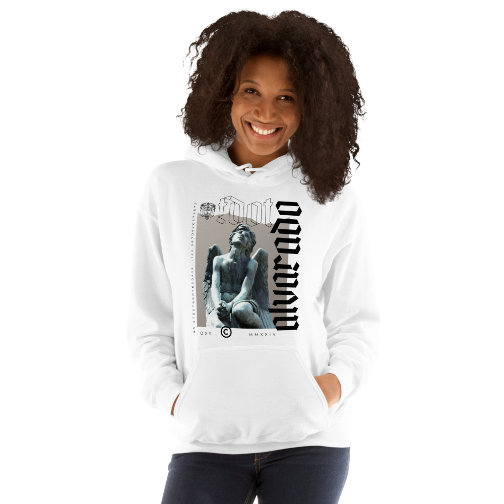 FALLEN ANGEL - Blanco Hoodie