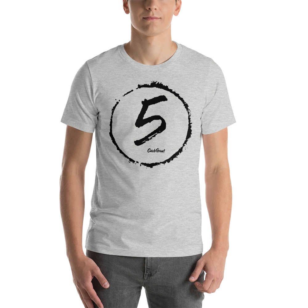Caleb "5" Grant T-Shirt, Black Logo