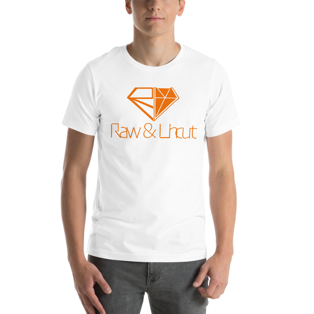Raw & Uncut T-Shirt Orange Logo