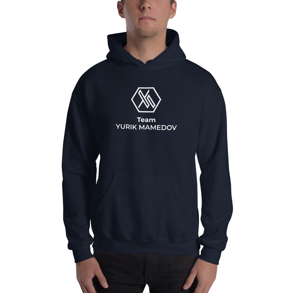 Team Yurik Mamedov Hoodie, White Logo