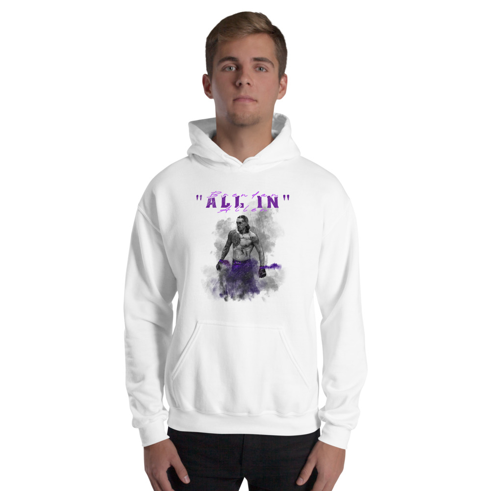 "All In" Brendan Allen Fight Night Hoodie on MILLIONS "All In" Brendan Allen Fight Night Hoodie