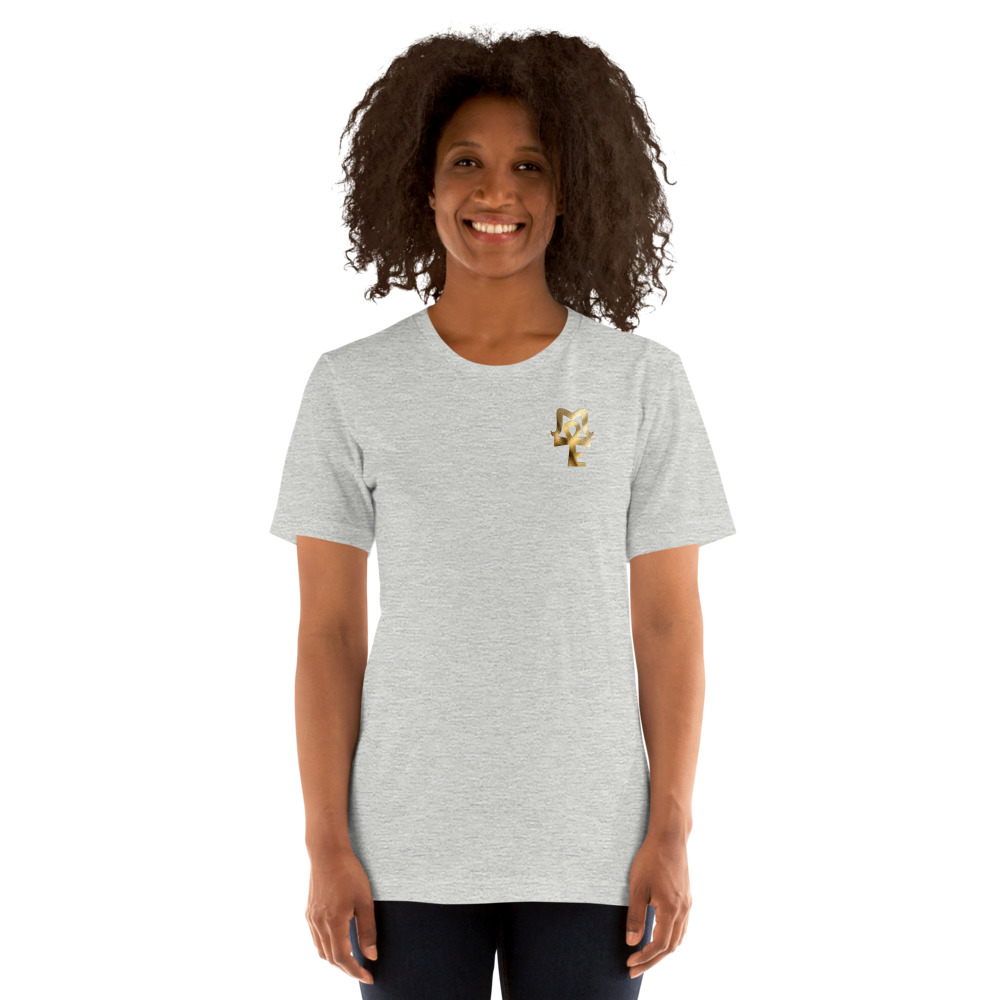 AJ McKee Pendulum Front Chest, To Be A Champion Quote on Back - Women's T-Shirt