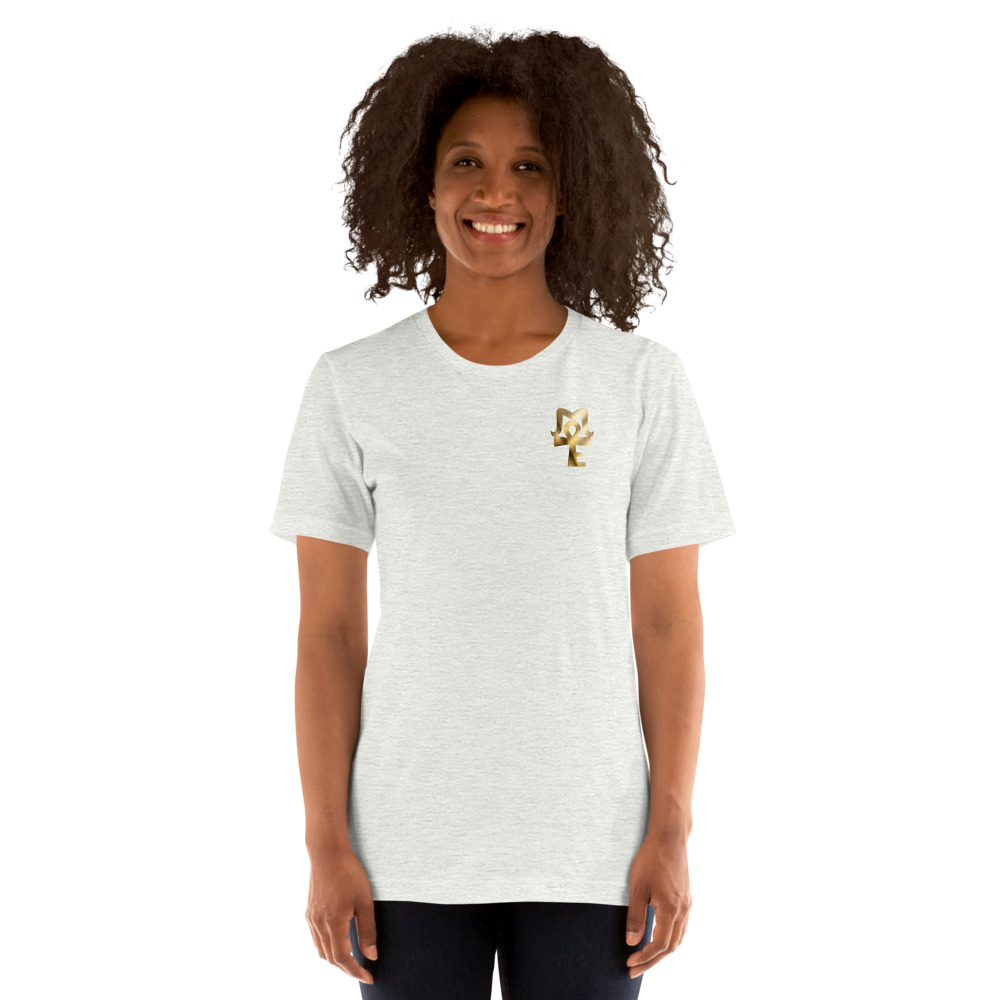 AJ McKee Pendulum Front Chest, To Be A Champion Quote on Back - Women's T-Shirt