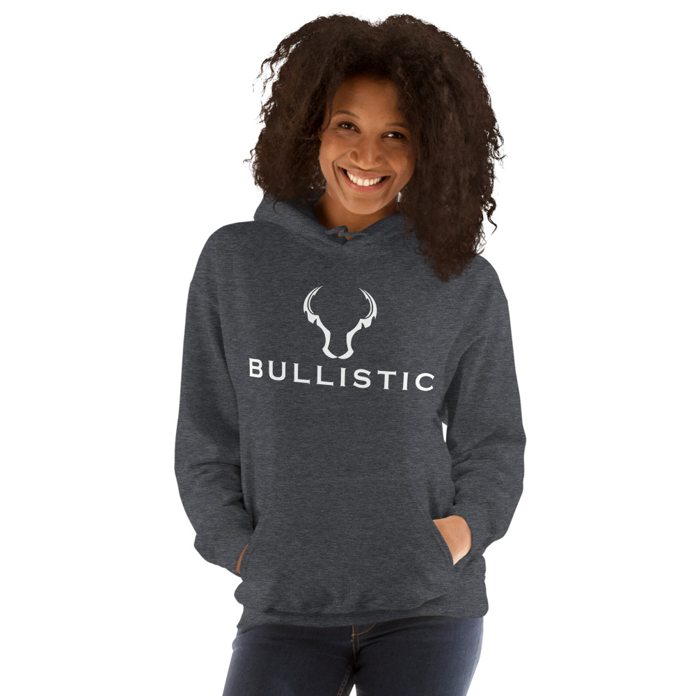 Unisex Hoodie, White Bull Pride