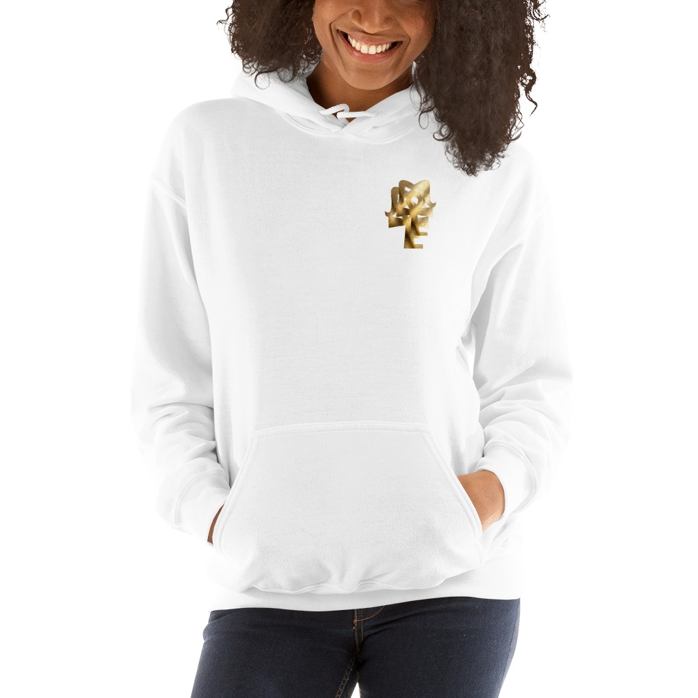 AJ McKee Pendulum Front Chest, To Be A Champion Quote on Back - Women's Hoodie
