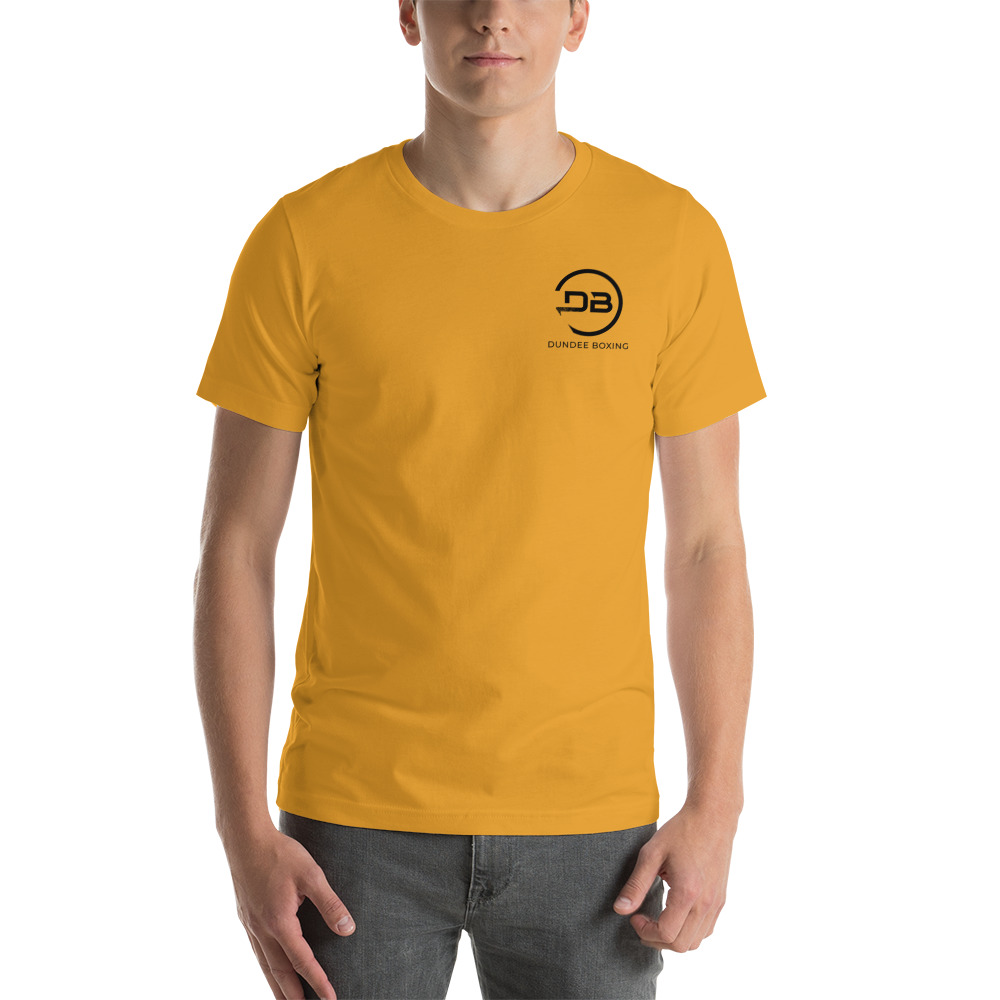 Team Dundee Boxing Men's T-Shirt, White Logo