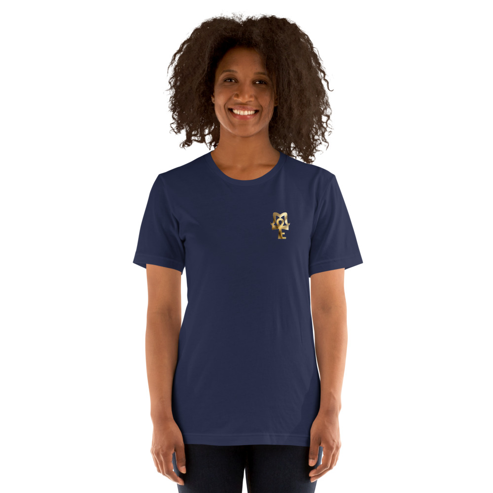 AJ Mckee - 18-0 Million Dollar Mindset on Back, Pendant on Front - Women's T-shirt