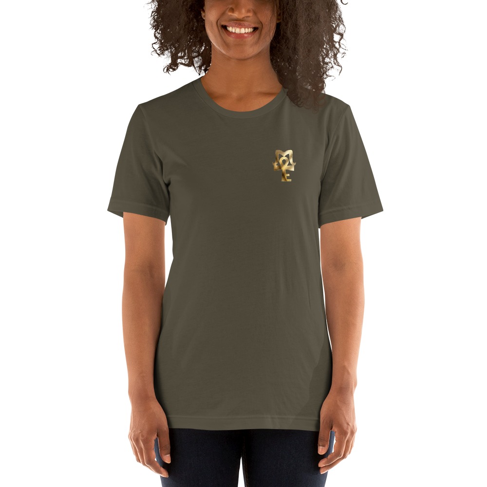 AJ Mckee - 18-0 Million Dollar Mindset on Back, Pendant on Front - Women's T-shirt