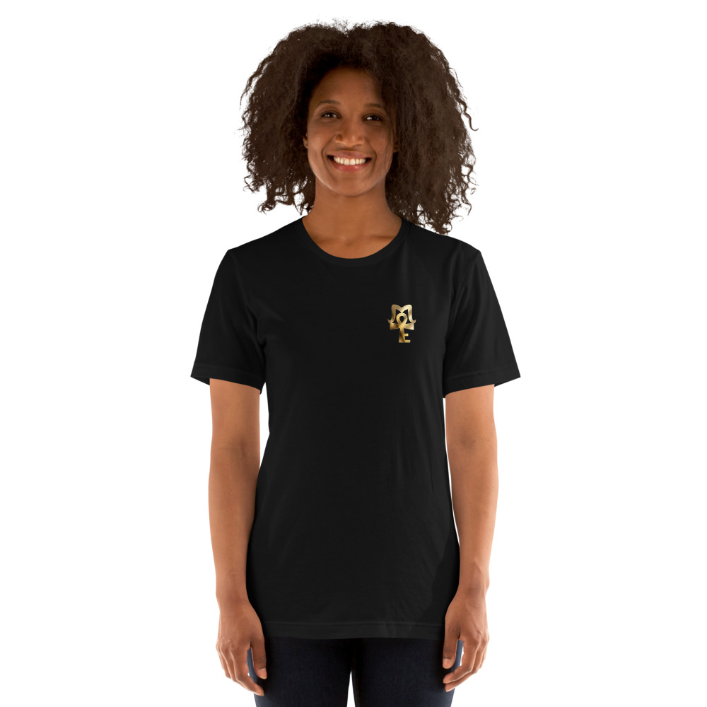 AJ Mckee - 18-0 Million Dollar Mindset on Back, Pendant on Front - Women's T-shirt