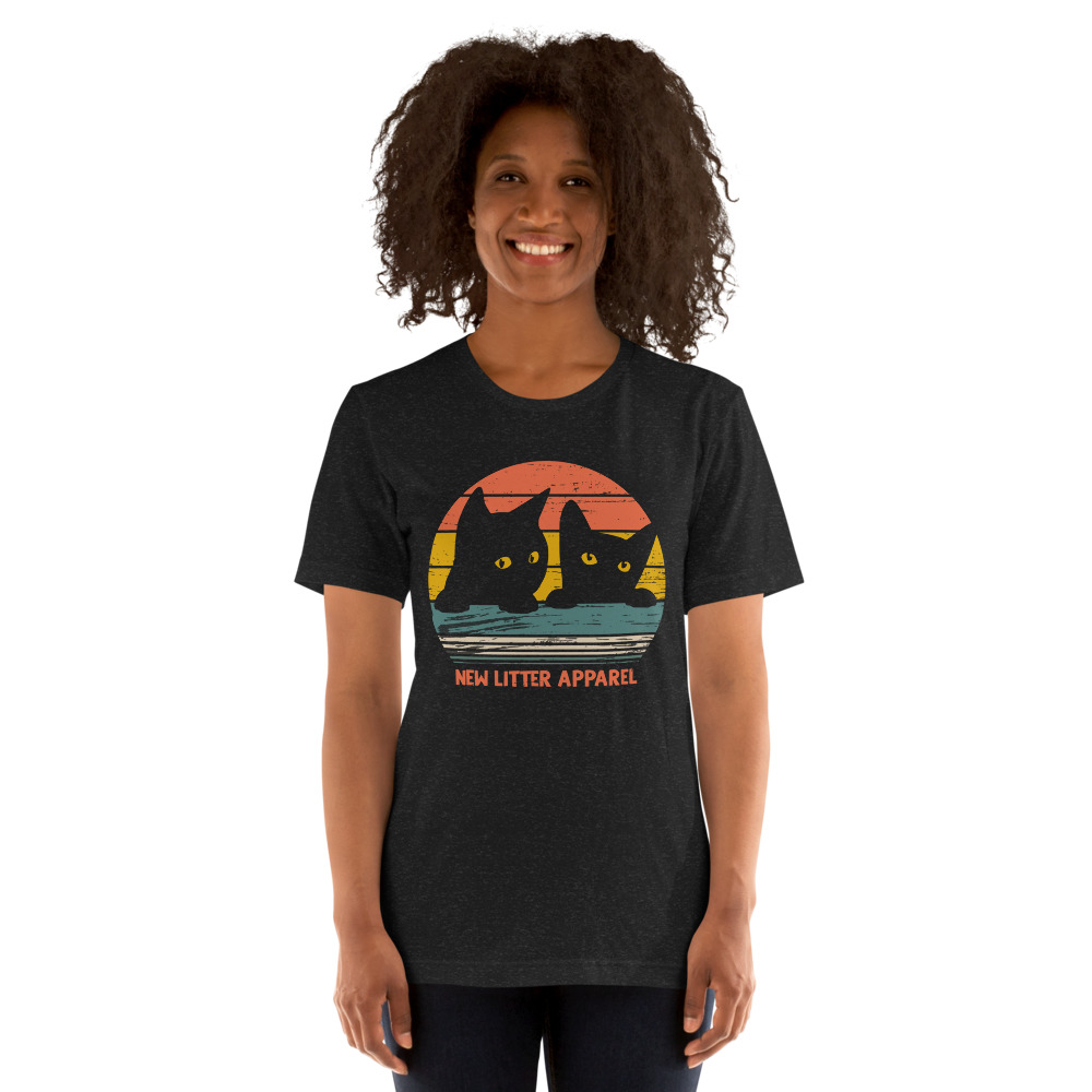New Litter Apparel Black Cats T-Shirt