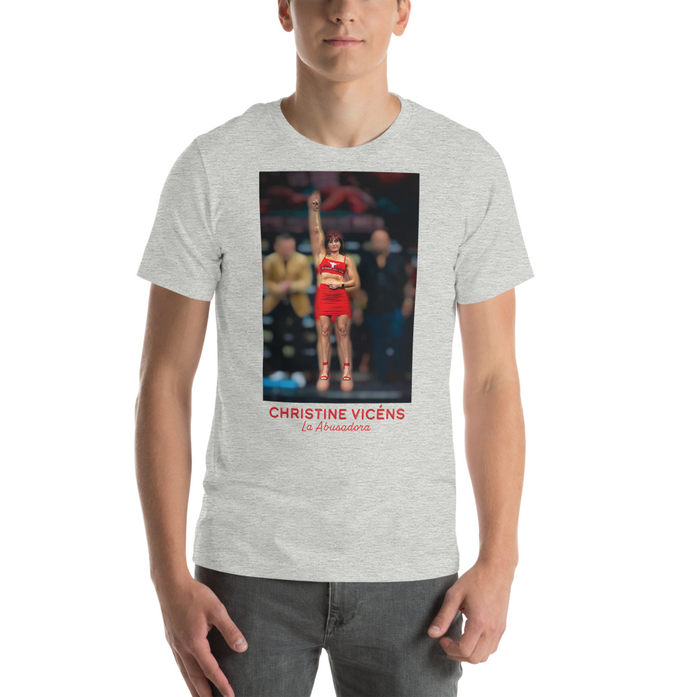 Christine "La Abusadora" Vicens's T-Shirt on MILLIONS Christine "La Abusadora" Vicens's T-Shirt