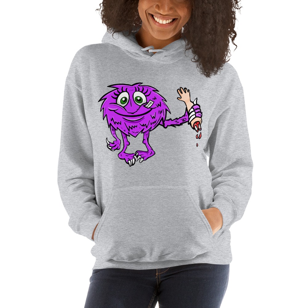 Lil Monster by Vanessa Demopoulos, Hoodie