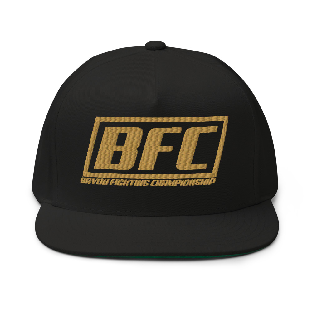 Bayou Fighting Championship MMA's Black hat gold logo