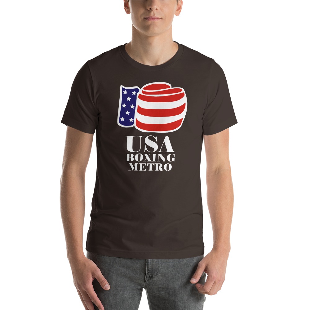 USA Boxing Metro, T-Shirt, White Logo