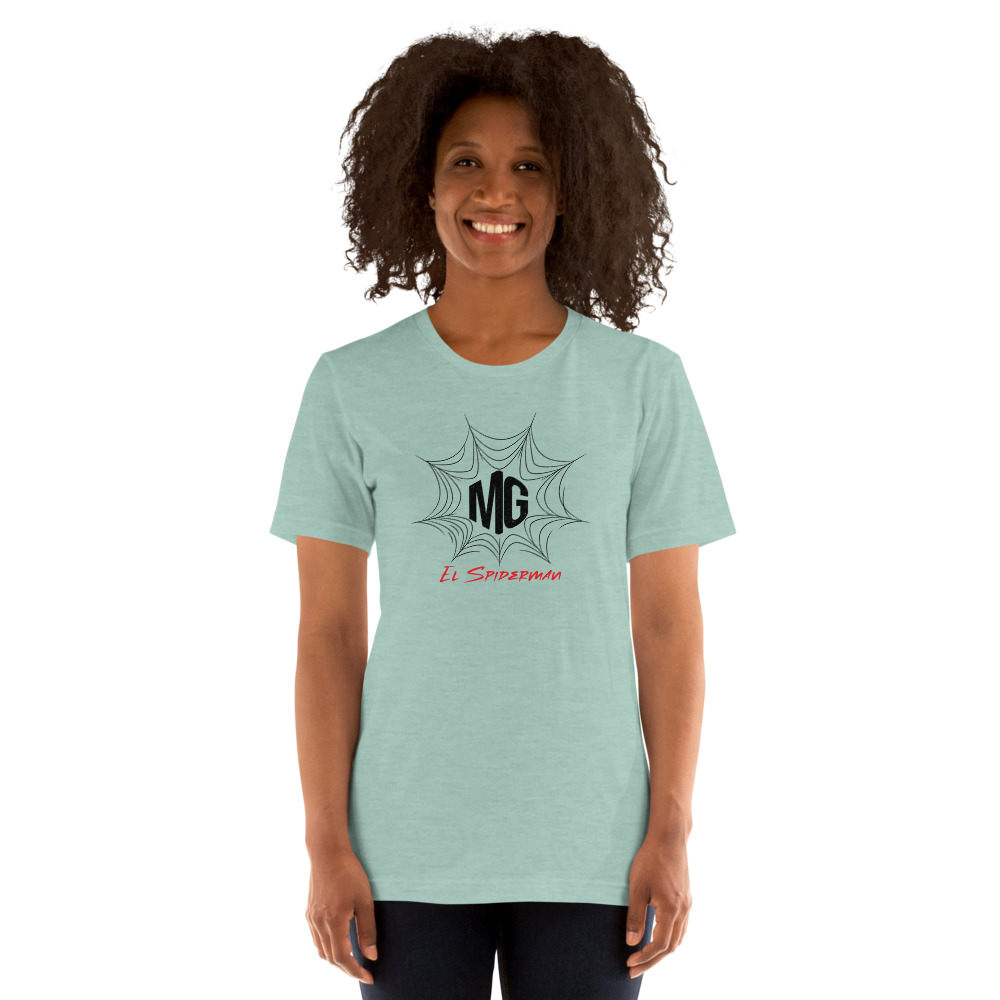 "EL Spiderman" by Michael Gianino Women's T-Shirt, Dark Logo