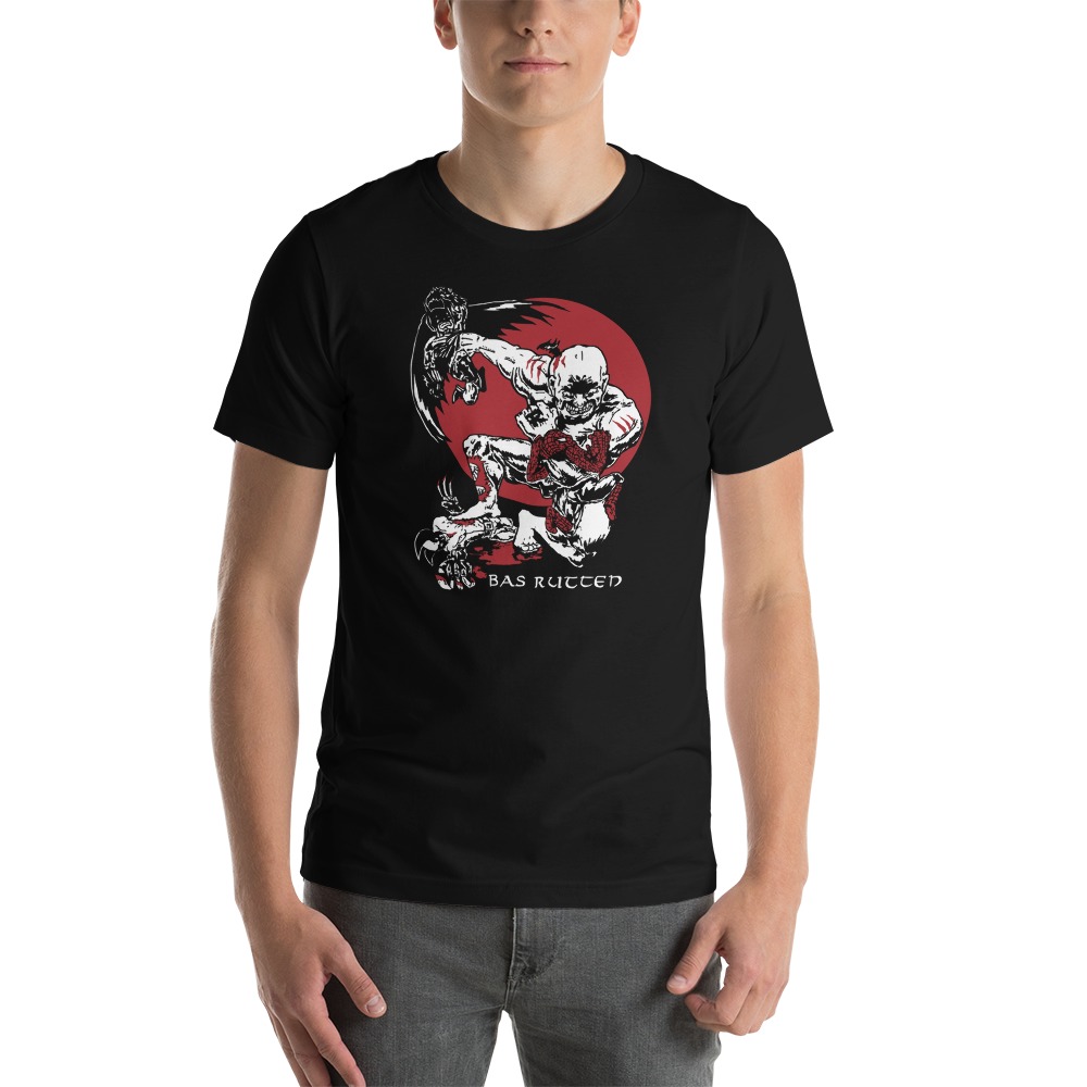 Bas Rutten Exclusive, Men's T-Shirt, Light Logo