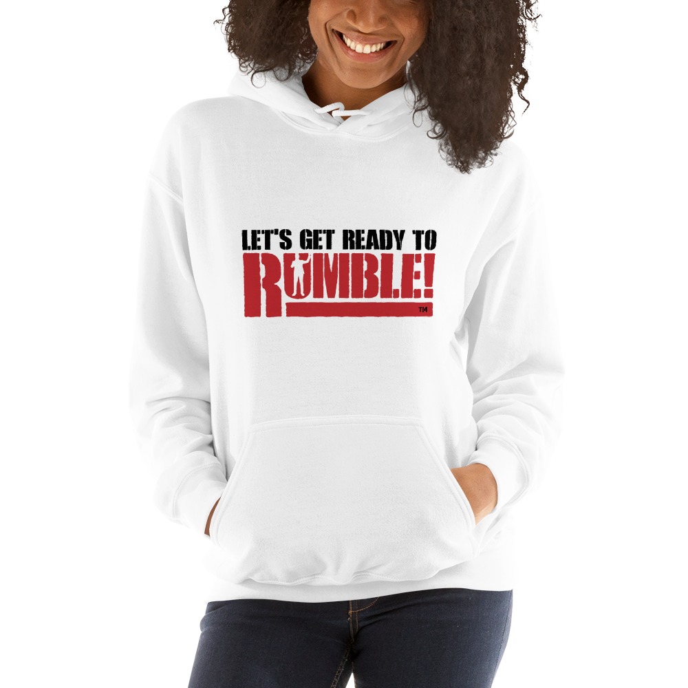 Let's get ready to rumble!™ by Michael Buffer, Hoodie, Dark Logo